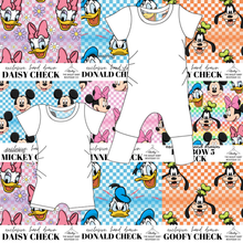 Load image into Gallery viewer, All Mickey and Friends Check Grow With Me Pants And Shorts Romper
