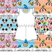 Load image into Gallery viewer, All Mickey and Friends Check Ivy Summer Romper