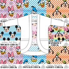 Load image into Gallery viewer, All Mickey and Friends Check Kids Cocoon Cardigan