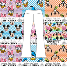 Load image into Gallery viewer, All Mickey and Friends Check Kids Flared Leggings