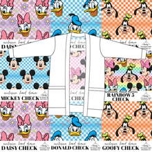 Load image into Gallery viewer, All Mickey and Friends Check Kids Grandpa Cardigan