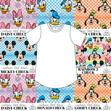Load image into Gallery viewer, All Mickey and Friends Check Kids' Relaxed Tee