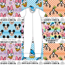 Load image into Gallery viewer, All Mickey and Friends Check Ladies T-Shirt Romper