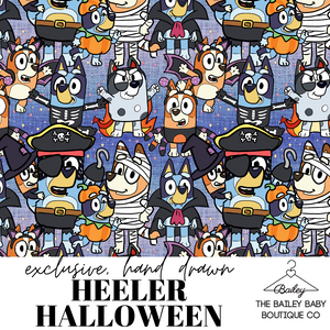 Bamboo Ribbing: Fall & Halloween Prints Basic Loungewear Set