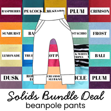 Load image into Gallery viewer, 4 Piece Solids Bundle Deal Beanpole Pants