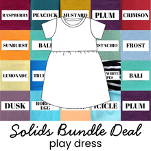Load image into Gallery viewer, 2 Piece Solids Bundle Deal Play Dress