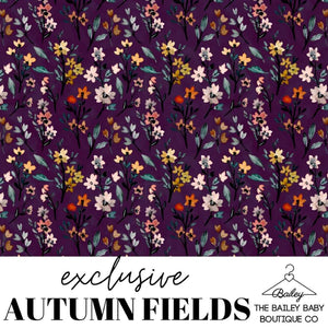 Bamboo Ribbing: Fall & Halloween Prints Basic Loungewear Set