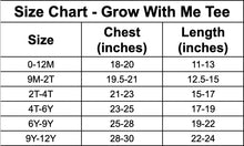 Load image into Gallery viewer, Donald Check Grow With Me Tee