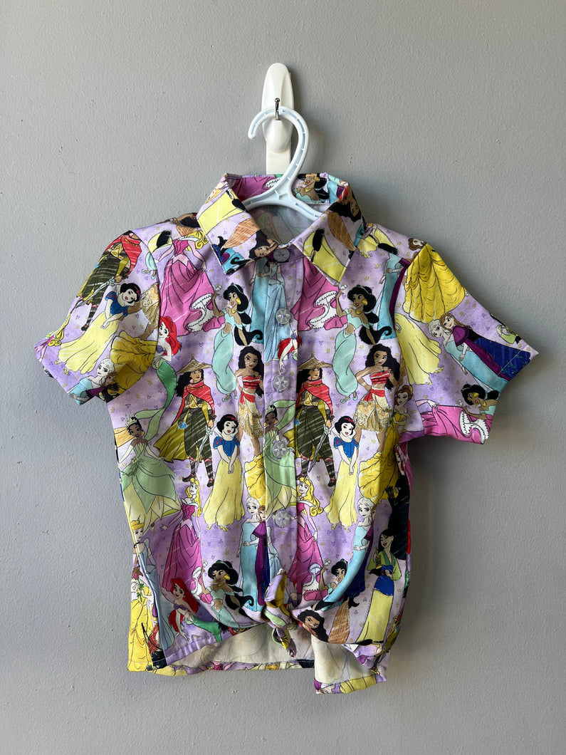 Tie Front Kids Button Down Shirt