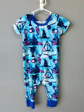 Load image into Gallery viewer, RTS Midnight at Hogwarts Emmett Pants T-Shirt Romper