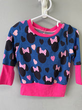 Load image into Gallery viewer, RTS Denim Minnie Grow With Me Crewneck