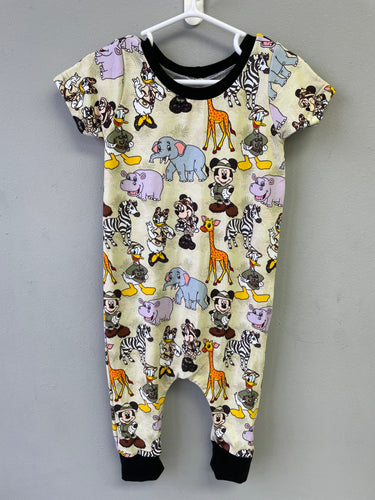 RTS Safari Friends Emmett Pants T-Shirt Romper