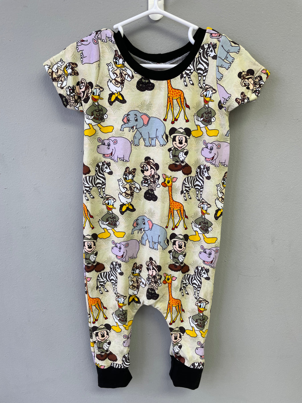 RTS Safari Friends Emmett Pants T-Shirt Romper