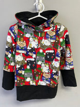 Load image into Gallery viewer, RTS Christmas Cats Grow With Me Hoodie