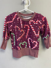 Load image into Gallery viewer, RTS Candy Cane Lane Grow With Me Crewneck