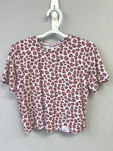Load image into Gallery viewer, RTS Soft Pink Cheetah Cropped Basic Tee