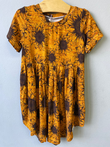 RTS Heathered Sunflowers Play Dress