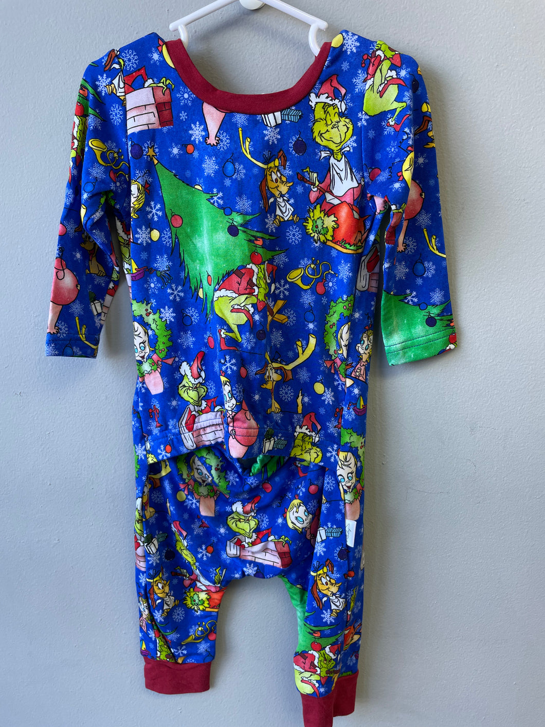 RTS You're a Mean One Bennett Pants Length T-Shirt Romper