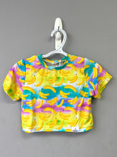 Load image into Gallery viewer, RTS Neon Bananas Cropped Basic Tee