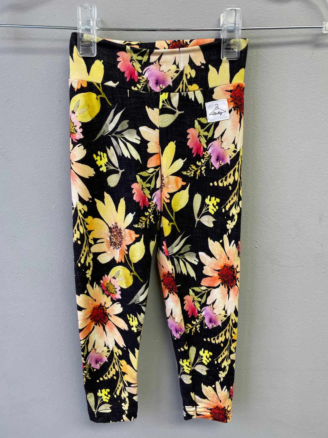 RTS Sunset Floral Basic Leggings