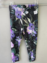 Load image into Gallery viewer, RTS Purple Floral Basic Leggings