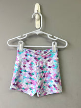 Load image into Gallery viewer, RTS Pastel Glitter Scales Legging Shorts