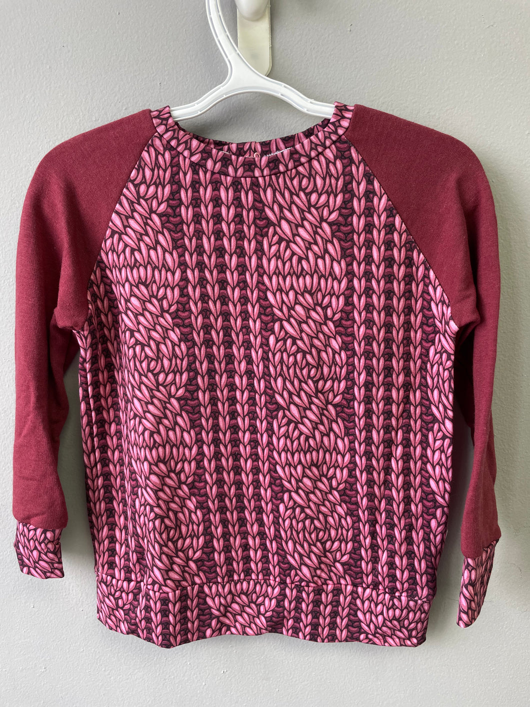 RTS Dusty Rose Cable Classic Crew