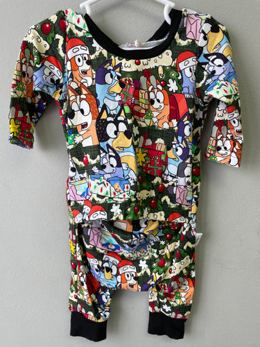 RTS Verandah Santa Bennett Pants Length T-Shirt Romper