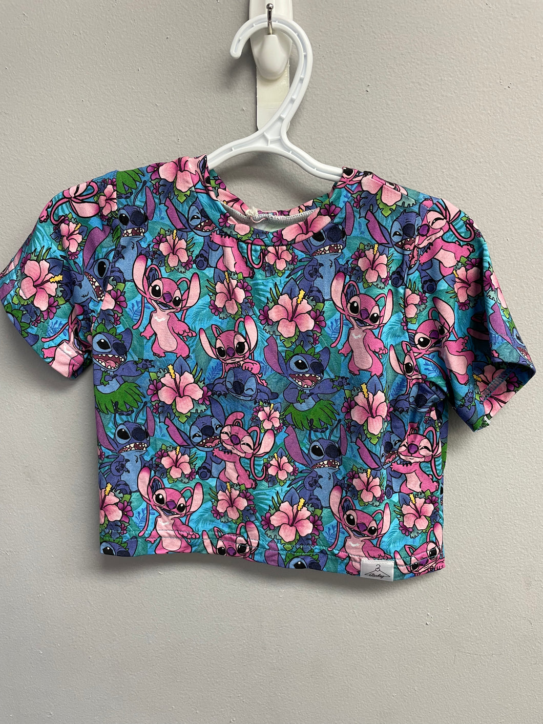 RTS Floral Alien Cropped Basic Tee