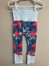 Load image into Gallery viewer, RTS Christmas Floral Grow With Me Pants