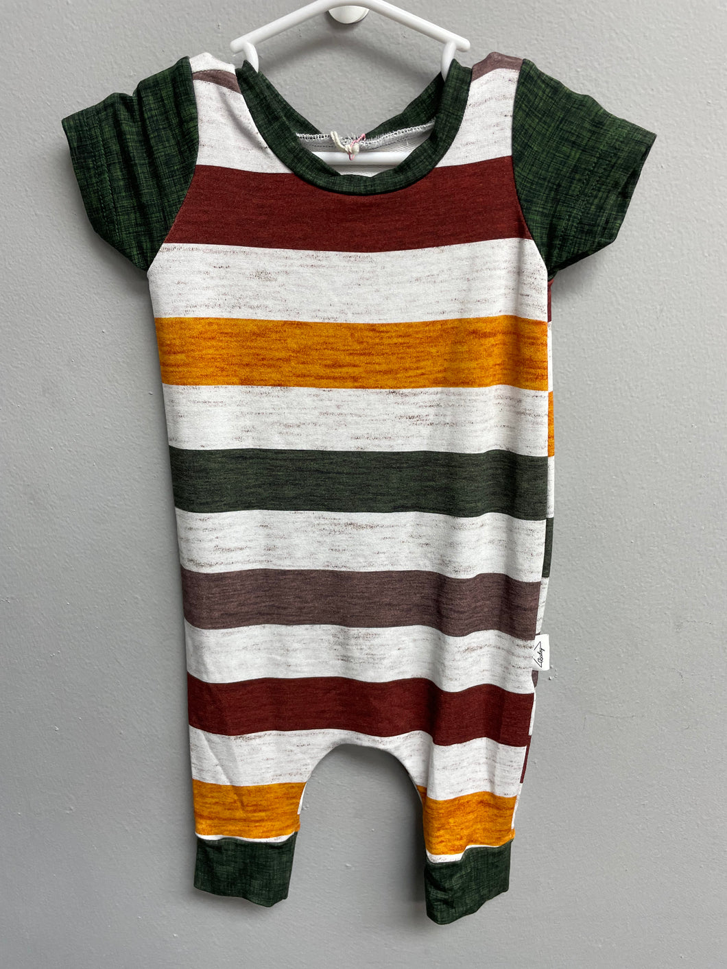 RTS Fall Stripes Emmett Pants T-Shirt Romper