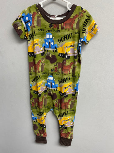 RTS Blue Truck and Friends Emmett Pants T-Shirt Romper