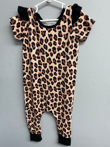 RTS Natural Cheetah Emmett Pants T-Shirt Romper