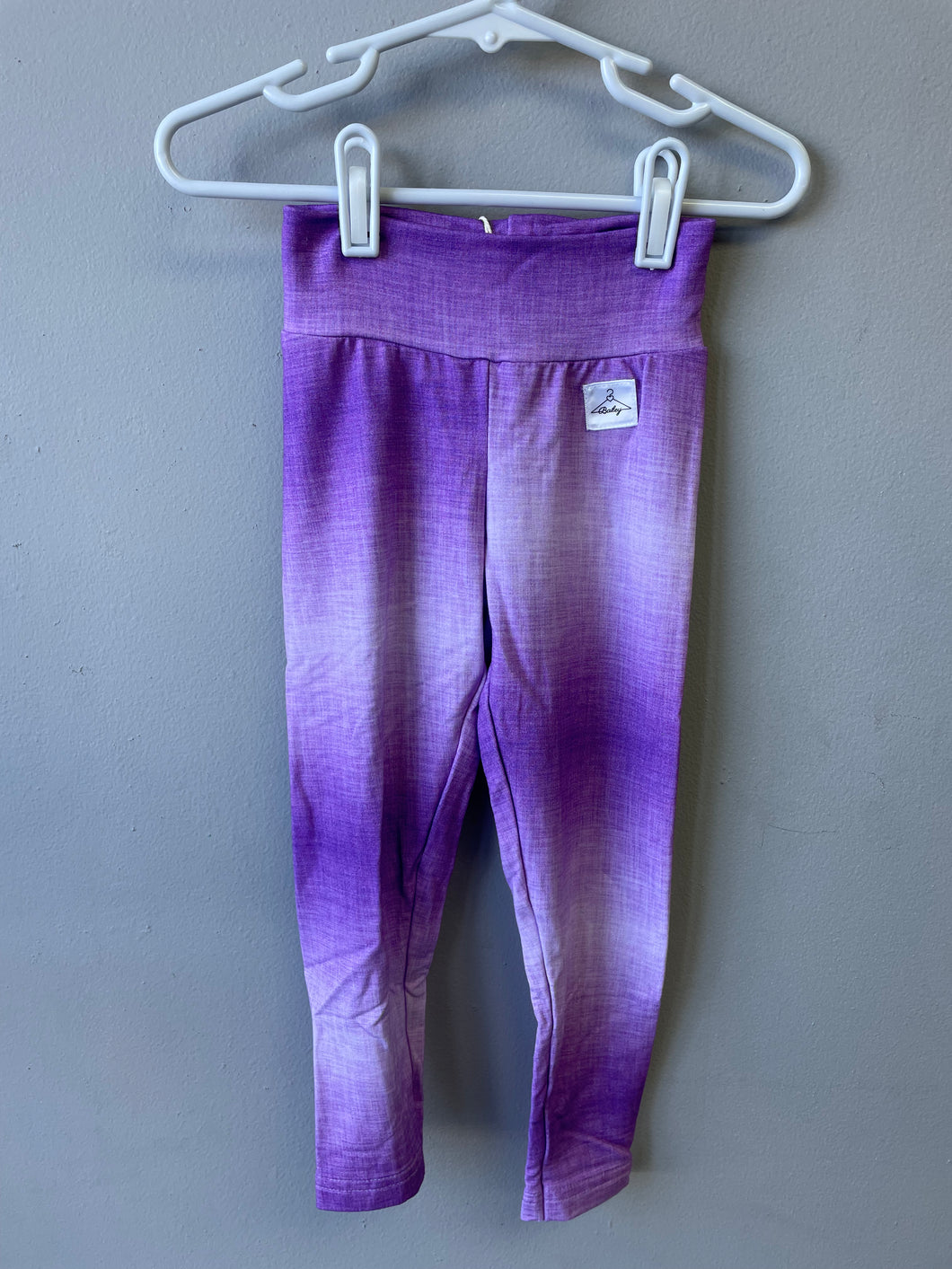 RTS Lilac Linen Basic Leggings