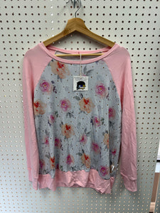 Ready to Ship Vintage Floral Ladies' Classic Crewneck