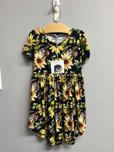 Ready to Ship Sunset Sunflowers Play Dress