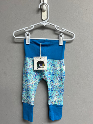 Ready to Ship Blue Sprinkle Party Grow With Me Pants