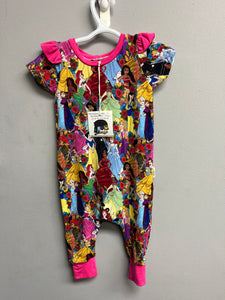 Ready to Ship Floral Princesses Emmett Romper