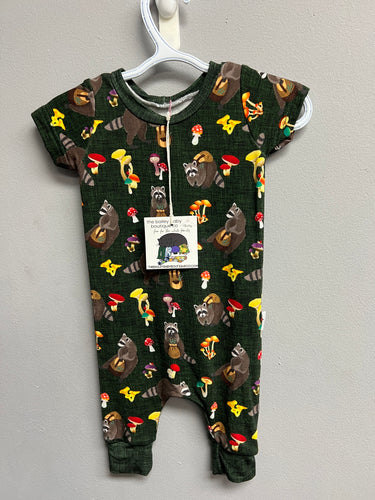 Ready to Ship Foraging Friends Emmett Romper