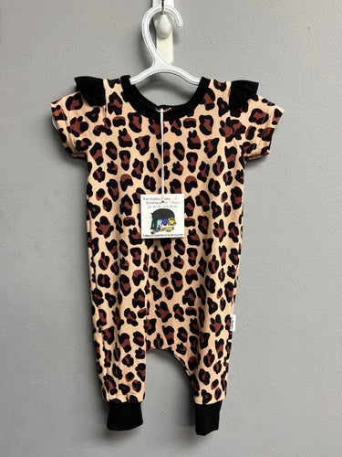 Ready to Ship Natural Cheetah Emmett Romper