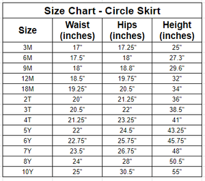 Mickey Check Circle Skirt