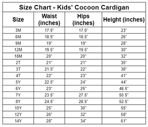 Starting Line Kids Cocoon Cardigan