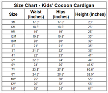 Load image into Gallery viewer, Fury of the Night Kids Cocoon Cardigan