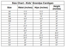 Load image into Gallery viewer, Frolicking Foxes Kids Grandpa Cardigan