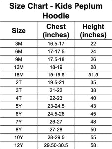 Boat Snacks Peplum Hoodie (or Crewneck)