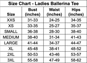 Monster Check Ladies' Low Back Ballerina Tee