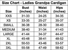 Load image into Gallery viewer, Soft Blue Rainbows Ladies' Grandpa Cardigan