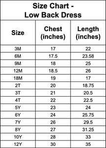 Monster Check Low Back Dress