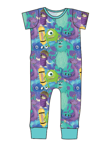Monsters Inked Emmett Pants And Shorts T-Shirt Romper