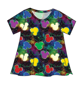 Mickey Lights Ladies' Swing Tee